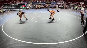 D 1 126 lbs Cons. Round 2 - Alexander Tobias, Terrebonne vs Wesley Calderon, Bonnabel