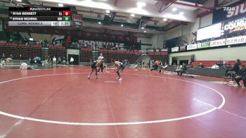 157 lbs Cons. Round 2 - Ryan Bennett, Illinois vs Ethan Mojena, Brown