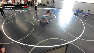 132 lbs Cons. Round 2 - Ryan Dimalanta, Rancho Bernardo Wrestling vs Alex Patti, South Torrance