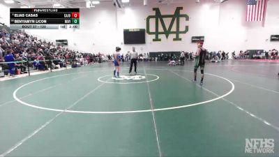 120 lbs Champ. Round 1 - Elias Casas, Cajon vs Benyamyn Licon, Nuview Bridge