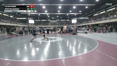 78 lbs Final - Cullen Ondek, Dunmore vs Sean McLaughlin, Richboro