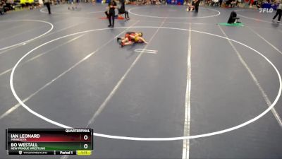 105 lbs Quarterfinal - Bo Westall, New Prague Wrestling vs Ian Leonard, Minnesota