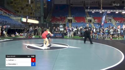 113 lbs Cons 64 #2 - Logan Letner, Ohio vs Jeremiah Gonzalez, Idaho