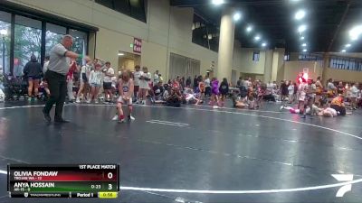 62 lbs Placement (4 Team) - Anya Hossain, AR-15 vs Olivia Fondaw, Trojan WA