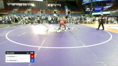 165 lbs Rnd Of 32 - Jude Holiday, CA vs Carter Nekvapil, TX