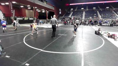 66 lbs Semifinal - Gabe Ryan, Thermopolis WC vs Cayden Dickerson, North Big Horn Rams