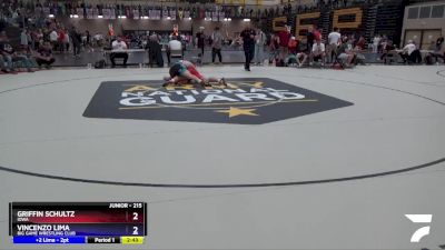 215 lbs Semifinal - Griffin Schultz, Iowa vs Vincenzo Lima, Big Game Wrestling Club
