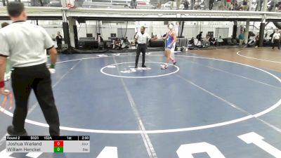152A lbs Rr Rnd 2 - Joshua Warland, Journeymen vs William Henckel, Blair Academy