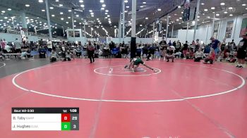 100 lbs Rr Rnd 6 - Braidyn Taby, Rampage vs Jason Hughes, Clearview