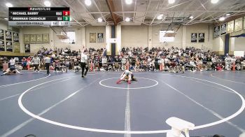 120 lbs Quarterfinal - Michael Barry, Wakefield vs Brennan Chisholm, Bristol County/Dighton Rehoboth