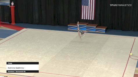 Katrine Sakhnov - Hoop - 2021 Rhythmic Elite Qualifier
