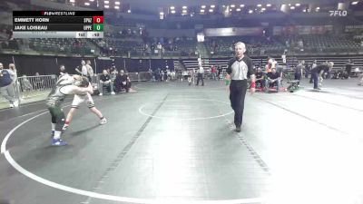 95 lbs 5th Place - Emmett Horn, Spazz Wrestling vs Jake Loiseau, Upper Township