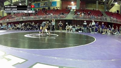 145 lbs Round 4 (6 Team) - Rylee Church, Lexington vs Aubrey Loehr, Papillion-La Vista South