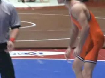 (Combined with 184lbs)174lbs: Brandon Mason(OSU) pins Ryan Mergen(Army)