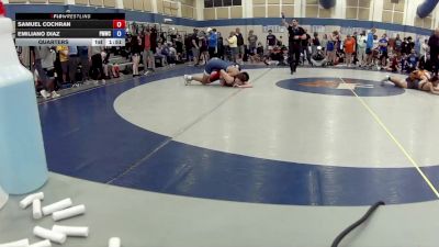 16U Boys FS - 120 lbs Quarters - Samuel Cochran vs EMILIANO DIAZ, Perry Meridian Wrestling Club