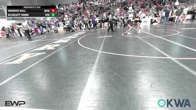 83-90 lbs Rr Rnd 3 - Yaretzi Rojas, Team Tulsa Wrestling Club vs Payton Mccall, Broken Arrow Wrestling Club