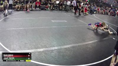 75 lbs Finals (8 Team) - Colby Yelton, Kansas Anacondas vs Elias Hinkle, North Dakota 2