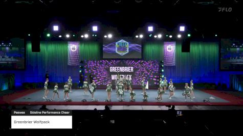 Greenbrier Wolfpack [2022 Peewee Sideline Performance Cheer] 2022 Pop Warner National Cheer & Dance Championship