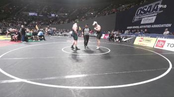 6A Boys 285 lbs Quarterfinal - Noah Miner, Aloha Boys vs Braeden Krizan, Tigard Boys