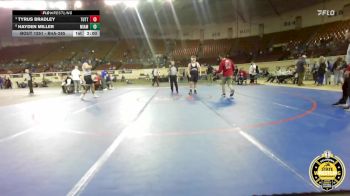 B4A-285 lbs Quarterfinal - Tyrus Bradley, Tuttle vs Hayden Miller, Miami