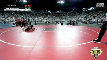 G6A-135 lbs Quarterfinal - Seely Chronister, EL RENO (Girls) vs Corey Harris, UNION (Girls)