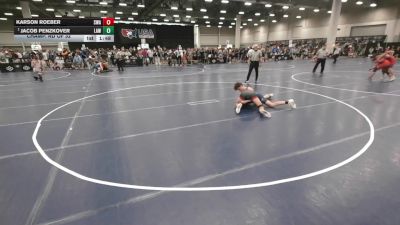 144 lbs Champ. Rd Of 32 - Jacob Penzkover, LaCrosse Area Wrestlers vs Karson Roeber, Siouxland Wrestling Academy