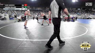 B4A-215 lbs Semifinal - Case Hardzog, Cache vs Andrew Willard, Weatherford