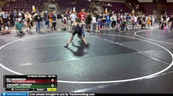 99-104 lbs Round 2 - Zachary Capasso, Widefield Wrestling Club vs Eli Anderson, Pikes Peak Warriors Wrestling