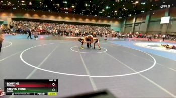 120 lbs Champ. Round 1 - Steven Frink, Placer vs Bomy Ke, Modesto