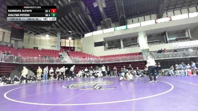 120 lbs Round 1 (6 Team) - Joslynn Peters, Northwest vs Sammara Alfayo, Lincoln Northeast