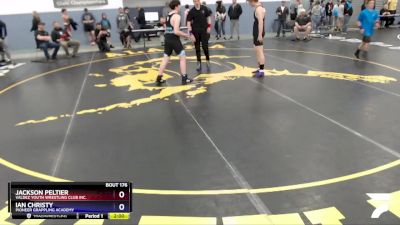 187 lbs Round 1 - Jackson Peltier, Valdez Youth Wrestling Club Inc. vs Ian Christy, Pioneer Grappling Academy