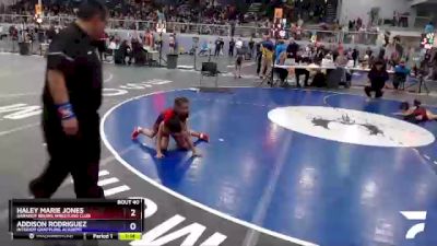 70 lbs Round 2 - Haley Marie Jones, Baranof Bruins Wrestling Club vs Addison Rodriguez, Interior Grappling Academy