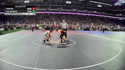 D1-106 lbs Cons. Round 2 - Cal Schutte, Dexter HS vs Sam Kik, Grand Rapids Union