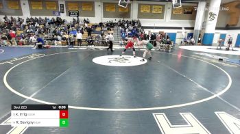 160 lbs Consi Of 8 #1 - Kyle Irrig, EO Smith vs Ryan Sevigny, Notre Dame-West Haven