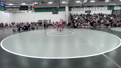 126 lbs Quarterfinal - Jagger Llewellyn, Macon vs Carter Pfouts, Maysville