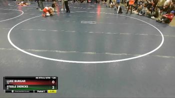 126 lbs Champ. Round 2 - Steele Diercks, IA vs Luke Burgar, TX