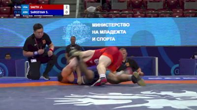 92 kg Final 3-5 - Jaxon Smith, United States vs Sergey Sargsyan, Armenia
