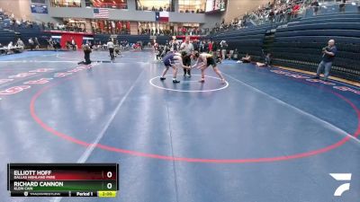 175 lbs Champ. Round 1 - Richard Cannon, Klein Cain vs Elliott Hoff, Dallas Highland Park