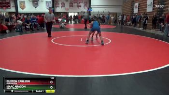 126 lbs Round 2 - Isaac Aragon, West Liberty vs Buxton Carlson, Burlington