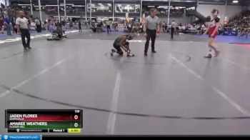 126 lbs Quarterfinal - Amaree Weathers, Clover Hill vs Jaden Flores, Kempsville