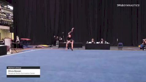 Olivia Bowen - Women's Group, Perpetual Motion Gymnastics Center - 2021 Women's Xcel Region 4 Championships