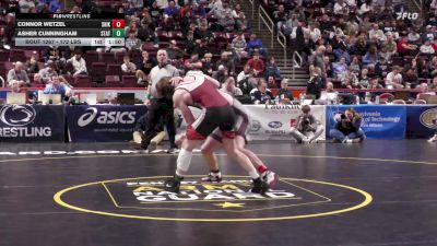 172 lbs Semifinal - Connor Wetzel, Shikellamy vs Asher Cunningham, State College