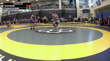 157 lbs Cons. Round 3 - Talon Binder, Fremont Ross vs Douglas Hattemer, Tinora