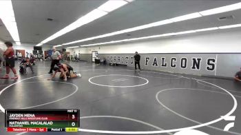 150 lbs Cons. Round 2 - Nathaniel Macalalad, Fullerton vs Jayden Mena, Friendly Hills Wrestling Club