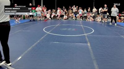 88 lbs Round 3 (6 Team) - Asher Knopp, Journeymen Uprising vs Michael Mendick, Revival Awakening