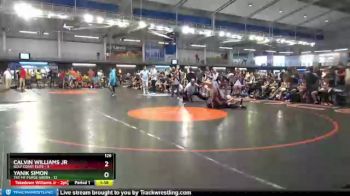 126 lbs Round 1 (6 Team) - Yanik Simon, The MF Purge Green vs Calvin Williams Jr, Gulf Coast Elite