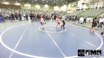 89 lbs Round Of 16 - Melaina Patterson, Elk Grove Wr Ac vs Ricardo Gutierrez, Yerington WC