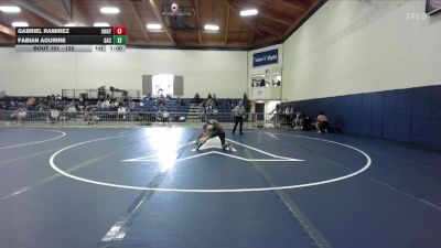 125 lbs Cons. Semi - Gabriel Ramirez, Unattached vs Fabian Aguirre, Sacramento State University
