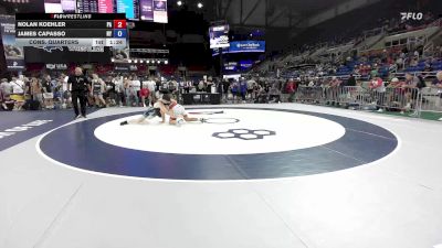 175 lbs Cons. Quarters - Nolan Koehler, PA vs James Capasso, NY