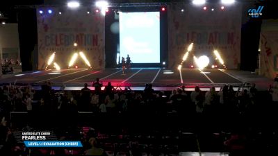 United Elite Cheer - FEARLESS [2025 L1.1 Evaluation (Cheer) Day 1] 2025 The Varsity All Star CELEBRATION